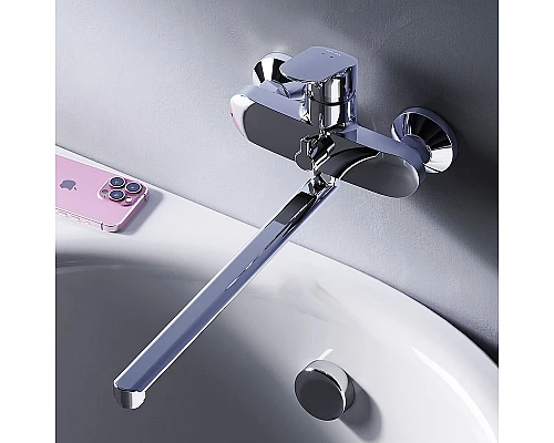 Заказать Смеситель для ванны AM.PM Like F8090016 универсальный Хром в магазине сантехники Santeh-Crystal.ru