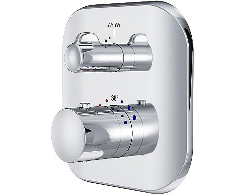 Купить Смеситель для душа AM.PM Sensation F3075600 с термостатом Хром в магазине сантехники Santeh-Crystal.ru