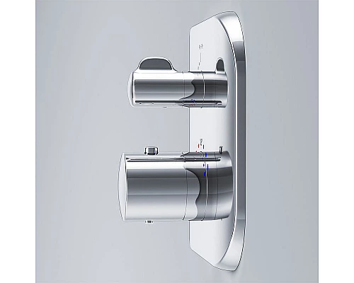 Купить Смеситель для душа AM.PM Sensation F3075600 с термостатом Хром в магазине сантехники Santeh-Crystal.ru