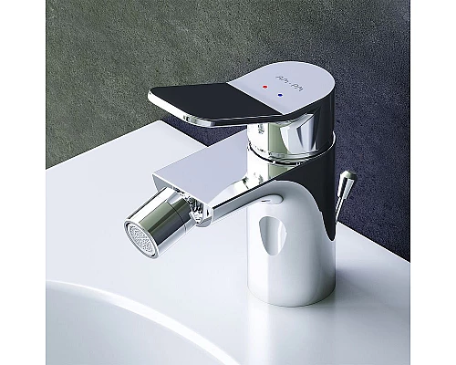 Заказать Смеситель для биде AM.PM X-Joy F85A83100 с донным клапаном Хром в магазине сантехники Santeh-Crystal.ru