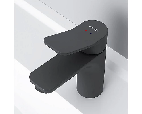 Купить Смеситель для раковины AM.PM X-Joy F85A02122 Черный матовый в магазине сантехники Santeh-Crystal.ru