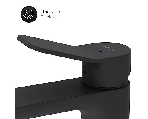 Купить Смеситель для раковины AM.PM X-Joy F85A02122 Черный матовый в магазине сантехники Santeh-Crystal.ru