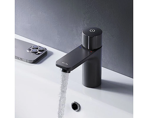 Приобрести Смеситель для раковины AM.PM X-Joy F85A02522 Черный матовый в магазине сантехники Santeh-Crystal.ru
