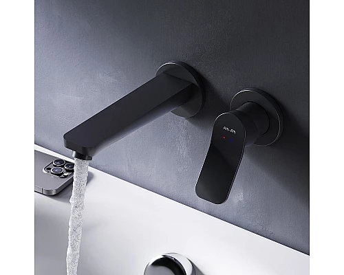Купить Смеситель для раковины AM.PM X-Joy F85A72622 Черный матовый в магазине сантехники Santeh-Crystal.ru