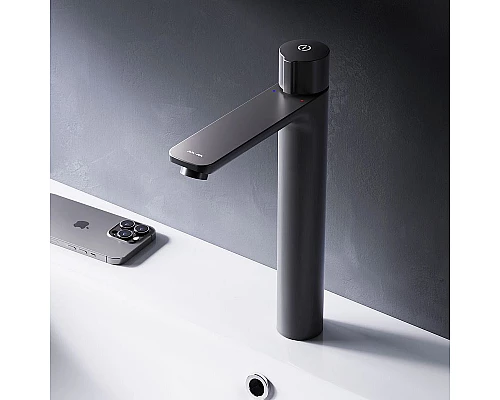 Купить Смеситель для раковины AM.PM X-Joy F85A92522 Черный матовый в магазине сантехники Santeh-Crystal.ru