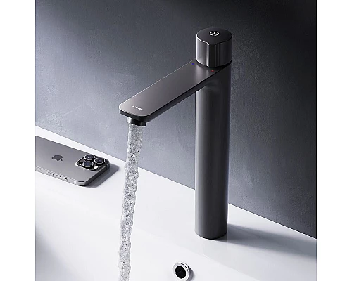 Купить Смеситель для раковины AM.PM X-Joy F85A92522 Черный матовый в магазине сантехники Santeh-Crystal.ru