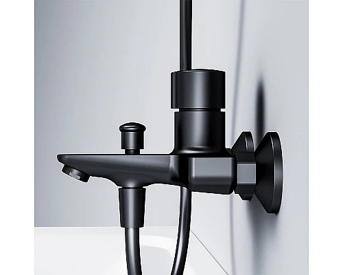 Заказать Смеситель для ванны AM.PM X-Joy F85A10522 Черный матовый в магазине сантехники Santeh-Crystal.ru