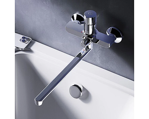 Заказать Смеситель для ванны AM.PM X-Joy F85A90500 универсальный Хром в магазине сантехники Santeh-Crystal.ru