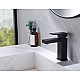 Приобрести Смеситель для раковины Abber Daheim AF8210B Черный матовый в магазине сантехники Santeh-Crystal.ru