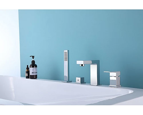 Приобрести Смеситель на борт ванны Abber Daheim AF8213 Хром в магазине сантехники Santeh-Crystal.ru