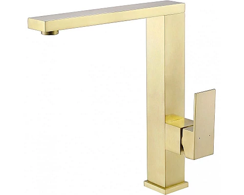 Заказать Смеситель для раковины Abber Daheim AF8214G Золото матовое в магазине сантехники Santeh-Crystal.ru