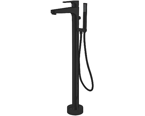 Приобрести Смеситель для ванны Abber Eleganz AF8315B Черный матовый в магазине сантехники Santeh-Crystal.ru