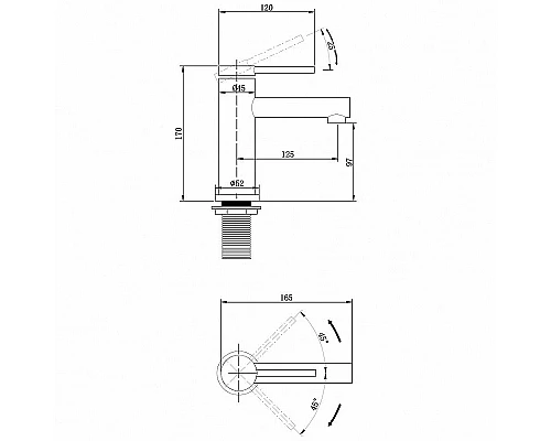 Приобрести Смеситель для раковины Abber Emotion AF8810G Золото матовое в магазине сантехники Santeh-Crystal.ru