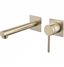 Смеситель для раковины Abber Emotion AF8812G Золото матовое