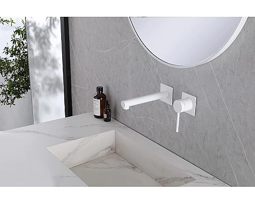 Смеситель для раковины Abber Emotion AF8812W Белый