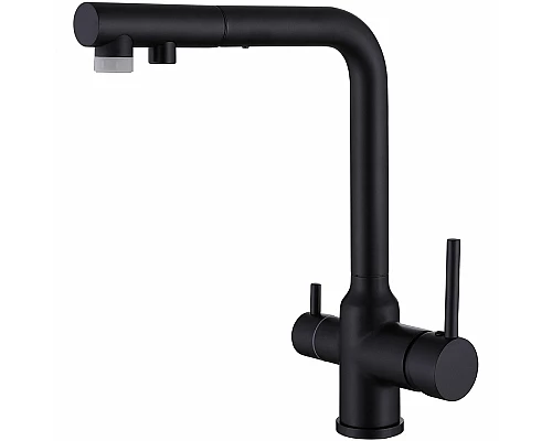 Смеситель для кухни Abber Emotion AF8814B Черный матовый