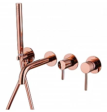 Смеситель для ванны Abber Wasser Kreis AF8130RG Розовое золото