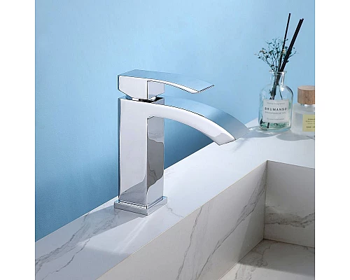 Купить Смеситель для раковины Abber Wasserfall AF8610 Хром в магазине сантехники Santeh-Crystal.ru