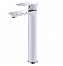 Смеситель для раковины Abber Weiss Insel AF8011W Белый-хром