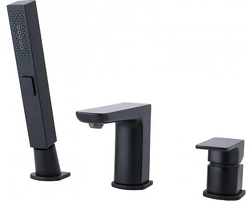 Заказать Смеситель на борт ванны Allen Brau Infinity 5.21008-31 Черный матовый в магазине сантехники Santeh-Crystal.ru