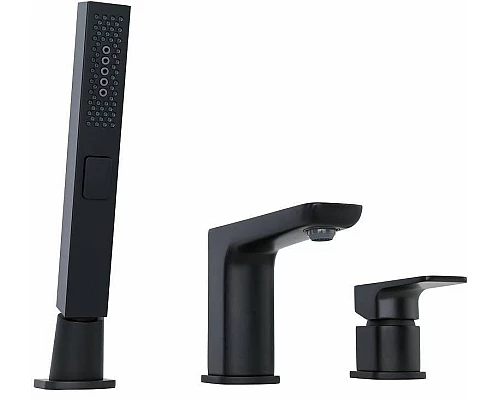 Заказать Смеситель на борт ванны Allen Brau Infinity 5.21008-31 Черный матовый в магазине сантехники Santeh-Crystal.ru