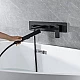 Приобрести Смеситель для ванны Allen Brau Infinity 5.21007-31 Черный матовый в магазине сантехники Santeh-Crystal.ru