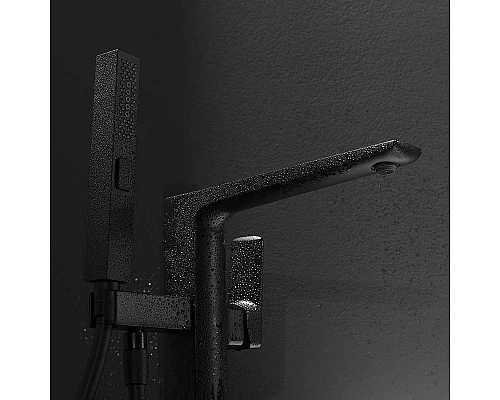 Приобрести Смеситель для ванны Allen Brau Infinity 5.21009-31 Черный матовый в магазине сантехники Santeh-Crystal.ru