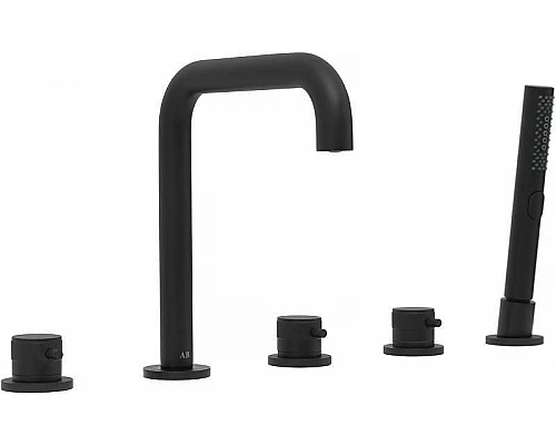 Приобрести Смеситель на борт ванны Allen Brau Priority 5.31007-31 Черный матовый в магазине сантехники Santeh-Crystal.ru