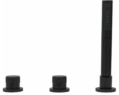 Приобрести Смеситель на борт ванны Allen Brau Priority 5.31007-31 Черный матовый в магазине сантехники Santeh-Crystal.ru