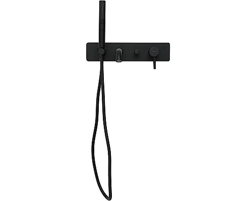 Купить Смеситель для ванны Allen Brau Priority 5.31006-31 Черный матовый в магазине сантехники Santeh-Crystal.ru