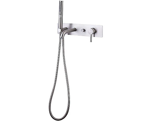 Заказать Смеситель для ванны Allen Brau Priority 5.31006-BN Никель брашированный в магазине сантехники Santeh-Crystal.ru