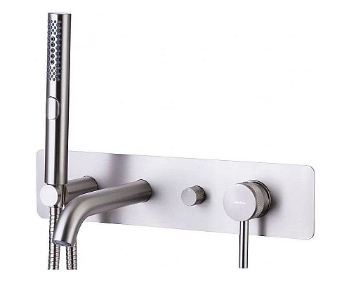 Заказать Смеситель для ванны Allen Brau Priority 5.31006-BN Никель брашированный в магазине сантехники Santeh-Crystal.ru