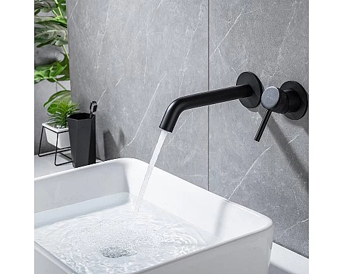Заказать Смеситель для раковины Allen Brau Priority 5.31030-31 Черный матовый в магазине сантехники Santeh-Crystal.ru
