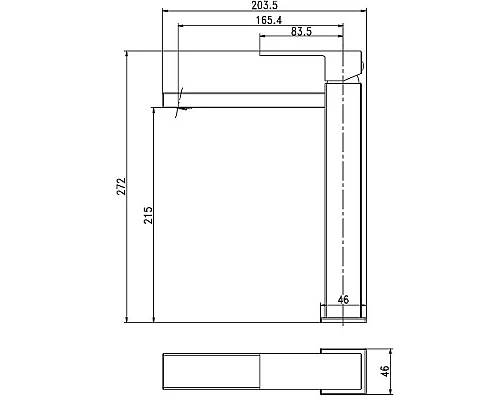 Купить Смеситель для раковины Aquanet Blanco AF420-11W 261817 Белый матовый в магазине сантехники Santeh-Crystal.ru