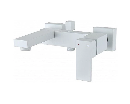 Приобрести Смеситель для ванны Aquanet Blanco AF420-20W 261818 Белый матовый в магазине сантехники Santeh-Crystal.ru