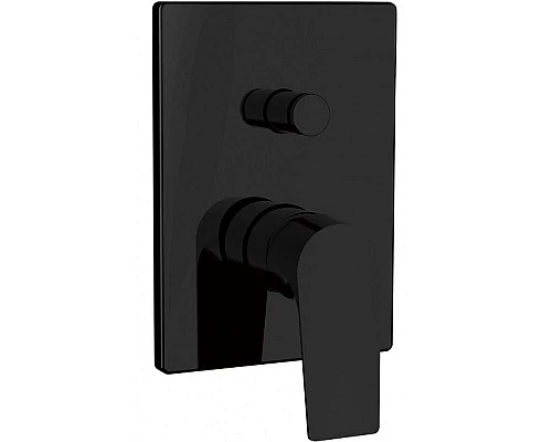 Приобрести Смеситель для душа Aquanet Static AF330-51B 261824 Черный матовый в магазине сантехники Santeh-Crystal.ru