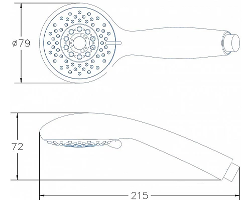 Заказать Смеситель для душа Aquanet Static 1.06 257149 Хром в магазине сантехники Santeh-Crystal.ru