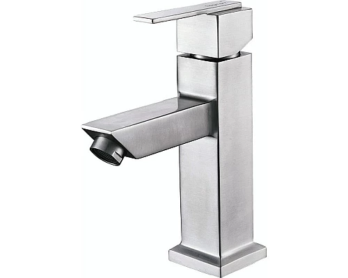 Приобрести Смеситель для раковины Aquanet Steel AF213-10S Сатин в магазине сантехники Santeh-Crystal.ru