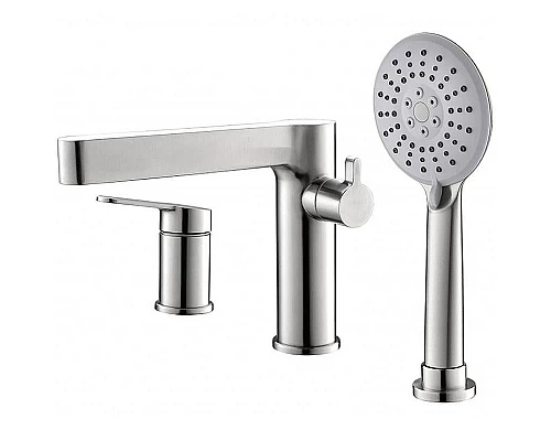 Приобрести Смеситель на борт ванны BelBagno Delta DEL-BVD3-IN Сатин в магазине сантехники Santeh-Crystal.ru