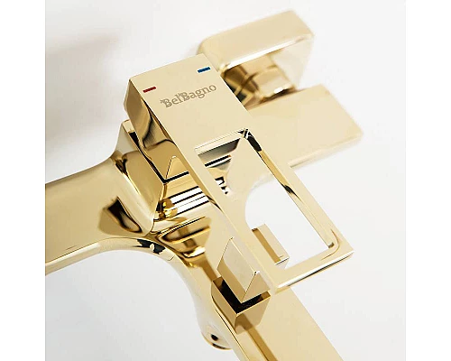 Заказать Смеситель для ванны BelBagno Luce LUC-VAS-ORO Золото в магазине сантехники Santeh-Crystal.ru