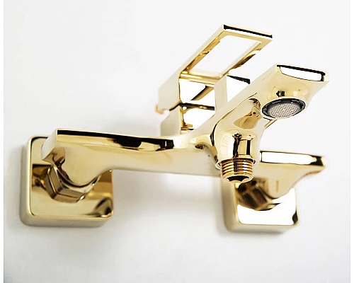 Заказать Смеситель для ванны BelBagno Luce LUC-VAS-ORO Золото в магазине сантехники Santeh-Crystal.ru