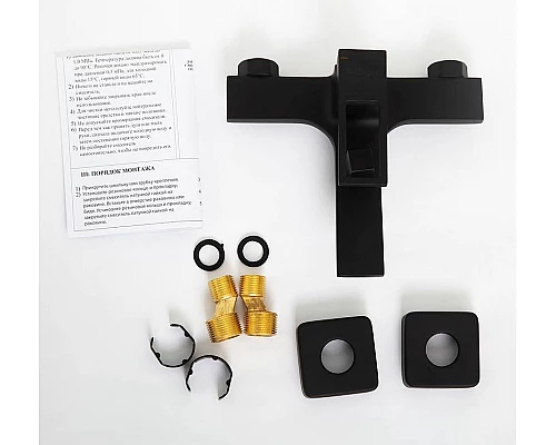 Заказать Смеситель для ванны BelBagno Luce LUC-VAS-NERO Черный матовый в магазине сантехники Santeh-Crystal.ru