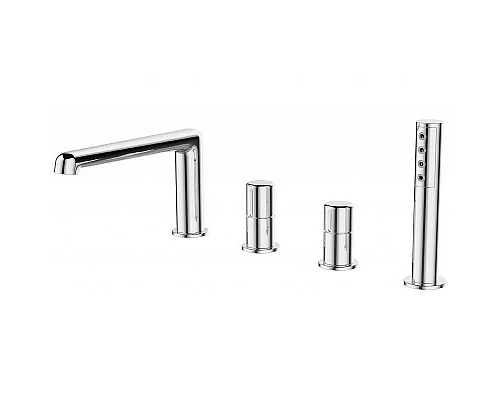 Купить Смеситель на борт ванны BelBagno Uno UNO-BVD4-CRM Хром в магазине сантехники Santeh-Crystal.ru