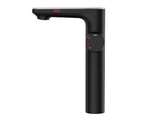 Приобрести Смеситель для раковины Berges Morans 076004 с термостатом Черный матовый в магазине сантехники Santeh-Crystal.ru