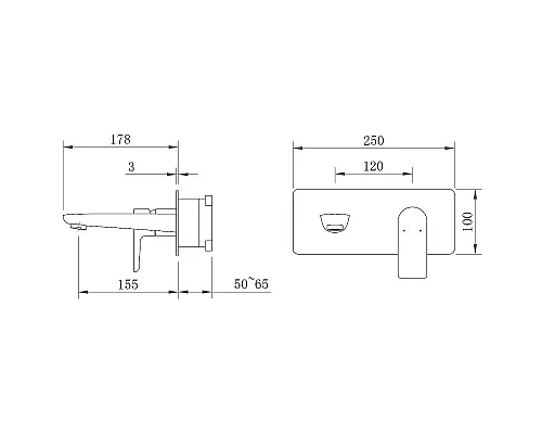 Приобрести Смеситель для раковины Berges Ventas S 076005 Хром в магазине сантехники Santeh-Crystal.ru