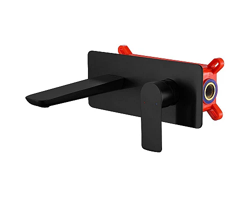 Приобрести Смеситель для раковины Berges Ventas S 076006 Черный матовый в магазине сантехники Santeh-Crystal.ru