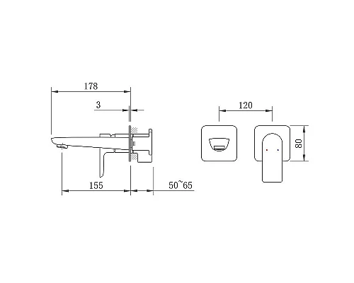 Заказать Смеситель для раковины Berges Ventas S 076007 Хром в магазине сантехники Santeh-Crystal.ru