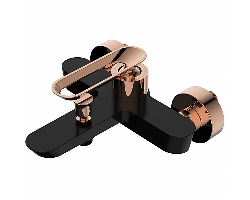 Купить Смеситель для ванны Bien Hermes BB01009406 Черный Розовое золото в магазине сантехники Santeh-Crystal.ru