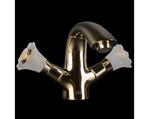Заказать Смеситель для раковины Boheme Camelia 291 Золото в магазине сантехники Santeh-Crystal.ru