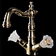 Приобрести Смеситель для раковины Boheme Camelia 292 Золото в магазине сантехники Santeh-Crystal.ru